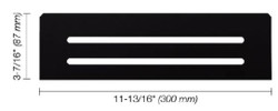 Schluter Shelf-N Niche Wave Matte Black SNS1 D10 MGS